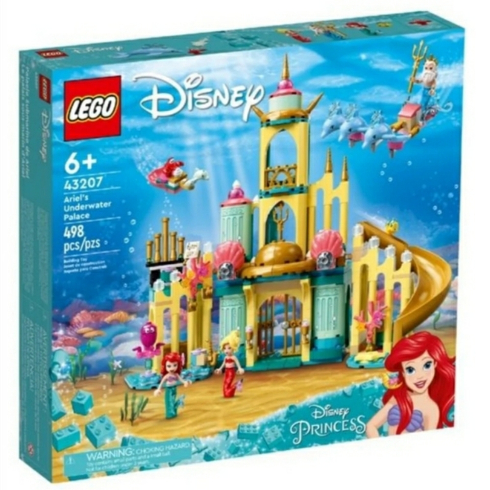 ❗️❌SOLD❌ ❗️ 
LEGO Disney Ariel's Underwater Palace (43207) set